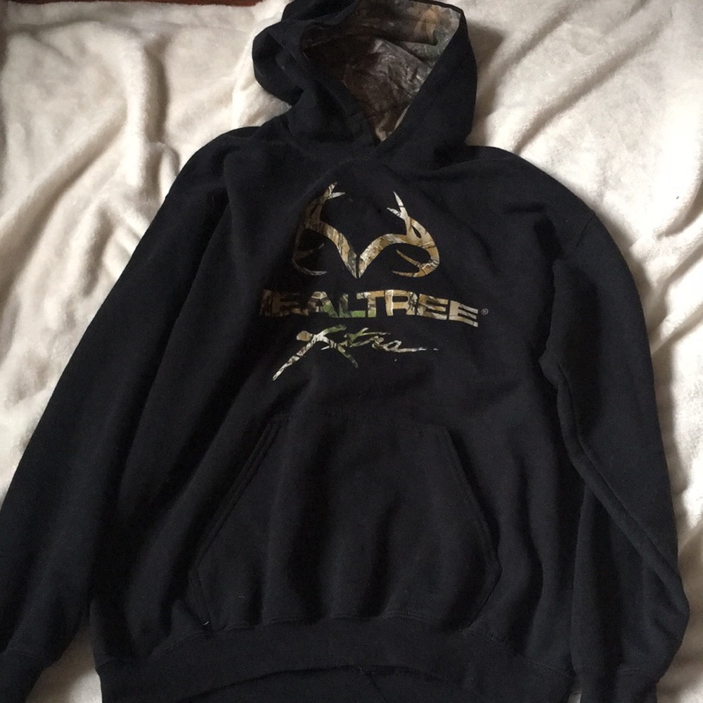 Realtree camo hoodie.